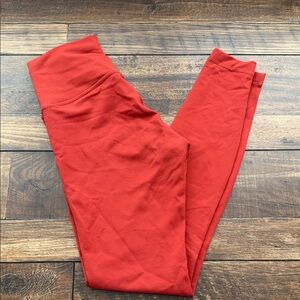 lululemon athletica Red Leggings